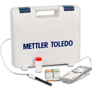 Conductivity meter, Mettler-Toledo Seven2Go Pro S7-Field-Kit, with case and electrode