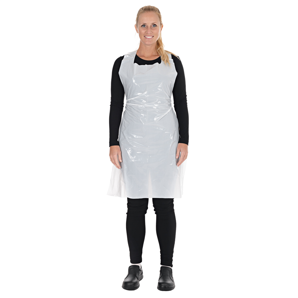 [6265697] Protective Apron, Franz Mensch LDPE, 125x70 cm, 100 pieces
