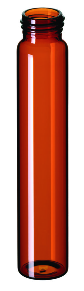 Vials w. screw neck, LLG, N 24 EPA, 60 mL, amber