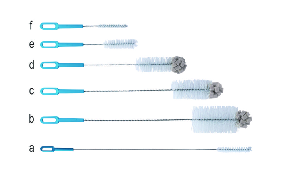 LLG-Cleaning brush L=380mm 40x110mm, small bottles
