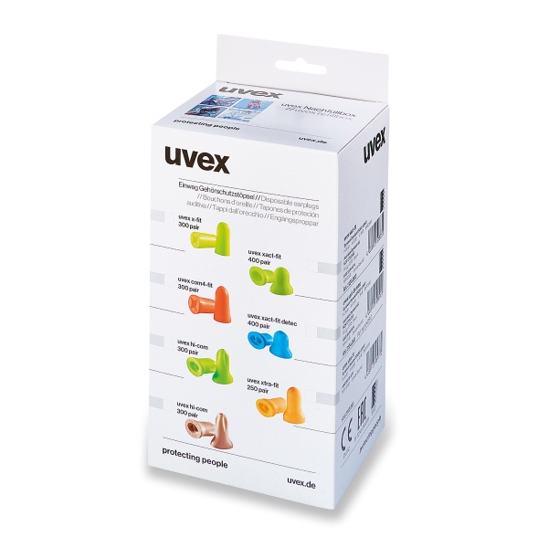 [6268846] Earplugs x-fit, refill-box model lime, SNR 37 db(A