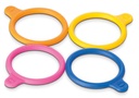 [6270518] Bottle tag GL 56 silicone, blue, pack of 20