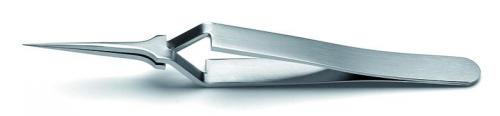 Reverse action tweezers type 2AX.SA, flat, 120 mm