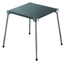 Stainless 4-foot with Ceramic plate 120x120 mm