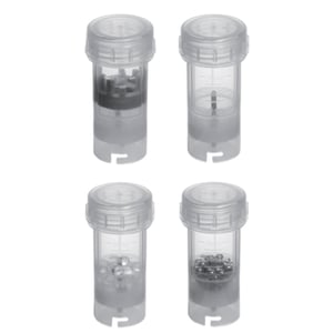 Tube with rotor, IKA, BMT-20-S-M, stainless steel beads, 20 ml