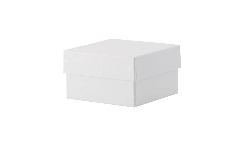 [1522770] Cryobox, TENAK, 133 x 133 x 75 mm, PP coated cardboard, white