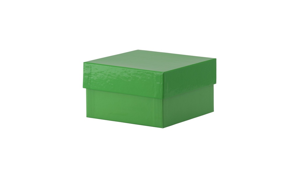 [1522773] Cryobox, TENAK, 133 x 133 x 75 mm, PP coated cardboard, green