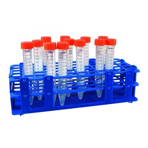 LLG-Test tube rack, red, PP for 40 tubes, Ø20 mm