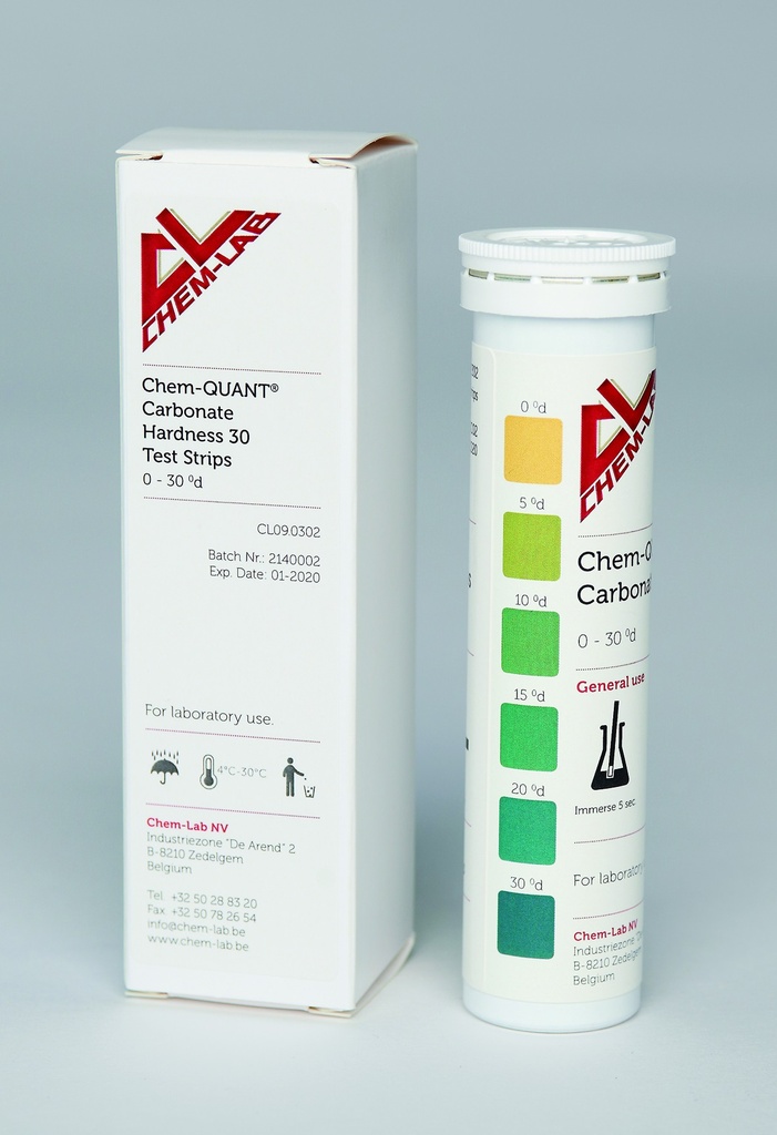 Chem-QUANT® Chlorine 20 0-1-3-5-20 mg/L