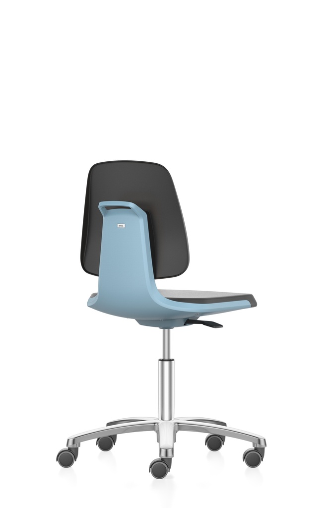 [6287729] Lab chair Labsit, art. leather, blue, 450-650mm