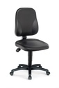 LLG-Lab chair Artificial leather black,  440-620mm