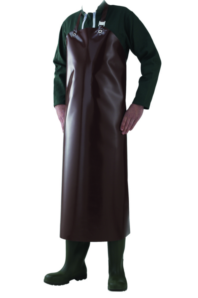Protective Apron, Manulatex SIERRA, waterproof vinyl, brown, pack og 10