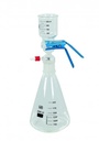 [6291850] Filtration apparatus, complete, LLG, glass w. funnel and bottle, 1000 mL / 300 mL