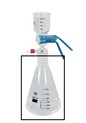 Flask, LLG, NS45/40, 1000 mL, for filtration apparatus