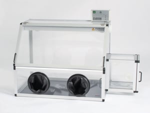 [6312313] Glove box with transfer chamber, Bohlender Pure, 121 x 60 x 70 cm