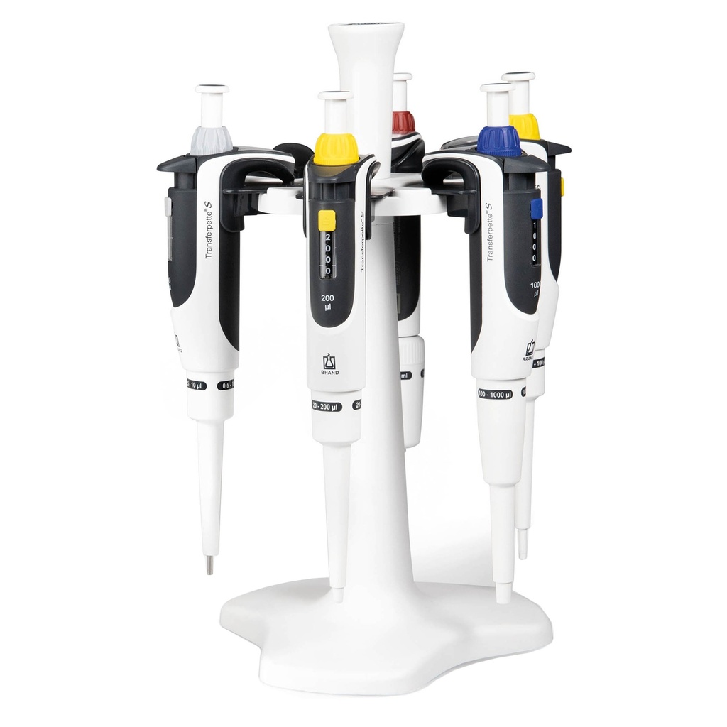Bench-top rack for Transferpette® S+S-8/12