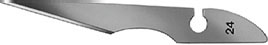 Scalpel blades unsterile No. 24