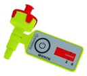 [6313843] Air valve w. service life indic., Bohlender b.safe, PP, UNF 1/4" 28G, Ø20 mm, 1 µm, 10 pcs