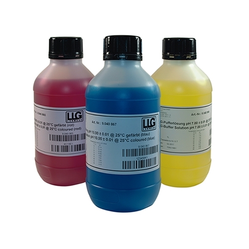 [6324540] Buffer, technical, LLG, pH 10,00 ±0,01, 25°C, blue, 1000 mL