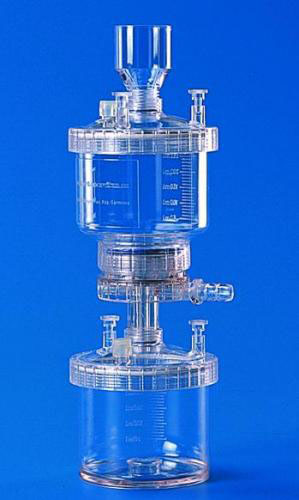Filtration unit, Sartorius 16510, PC, wo. filter, Ø47 mm, 250 mL / 250 mL