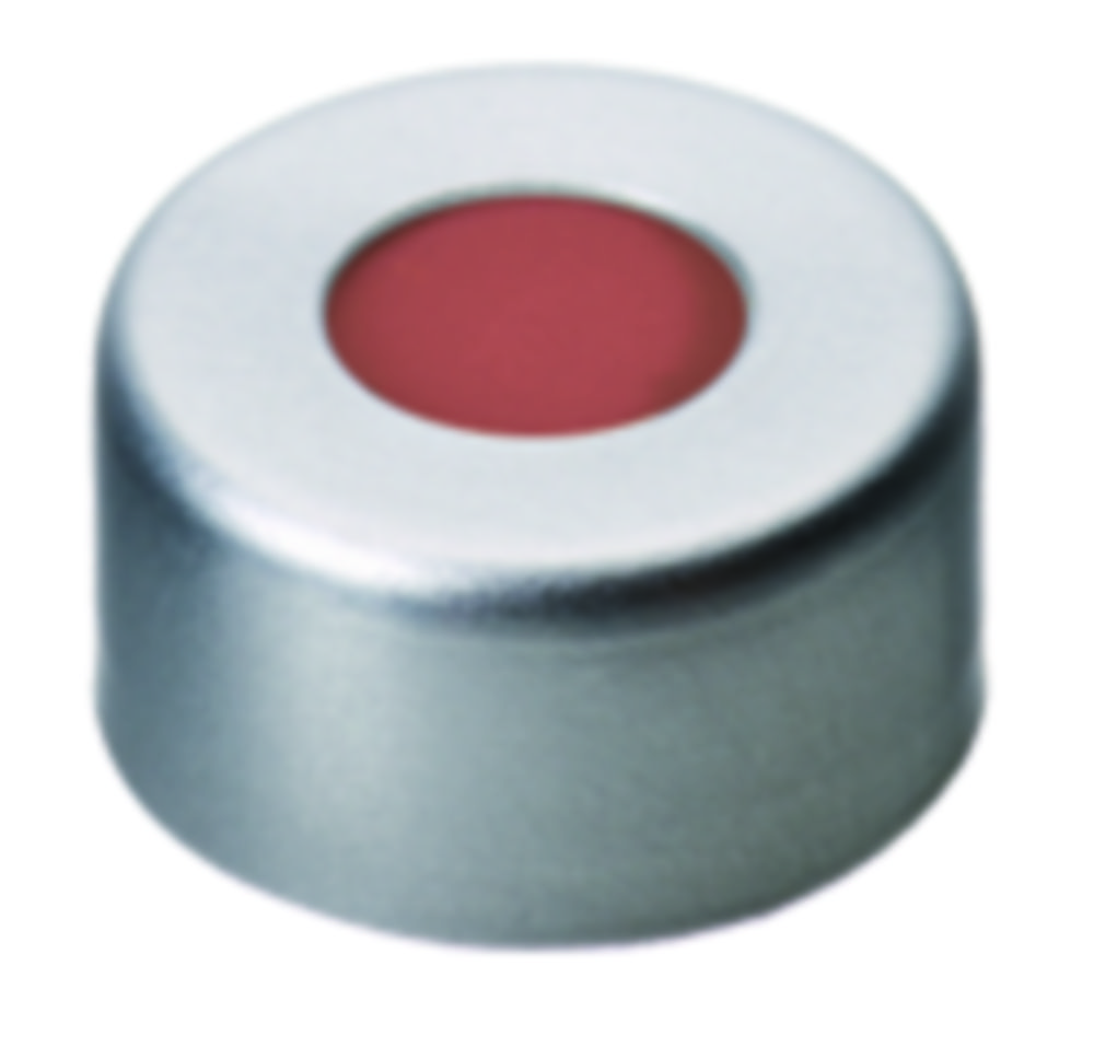 [1760112] Crimp seals, LLG, N 11, alu w. hole, silver, rubber/PTFE 60 A