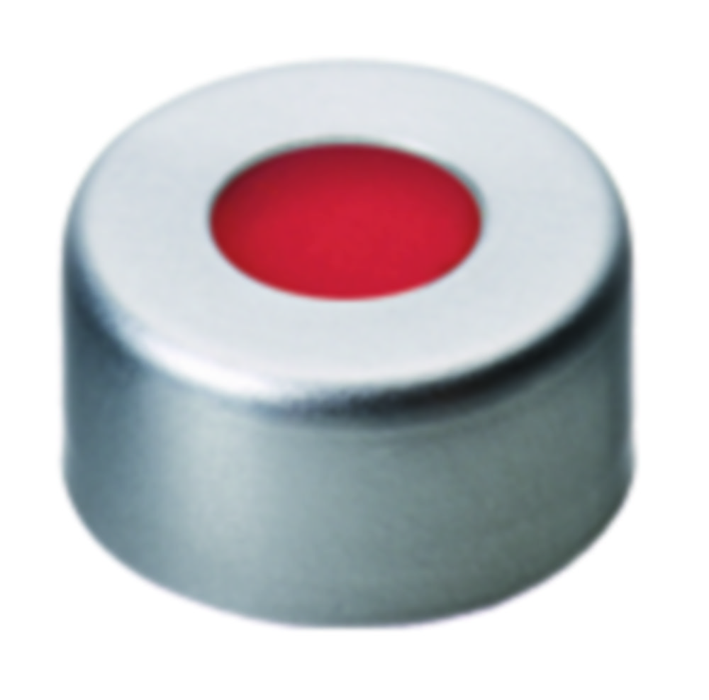 [1760120] Crimp seals, LLG, N 11, alu w. hole, silver, PTFE/silicone/PTFE 45 A
