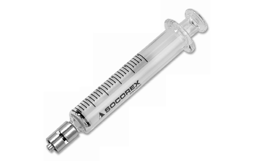 [6902600] Glass syringes, 1ml, Dosys 155 grad., metal luer