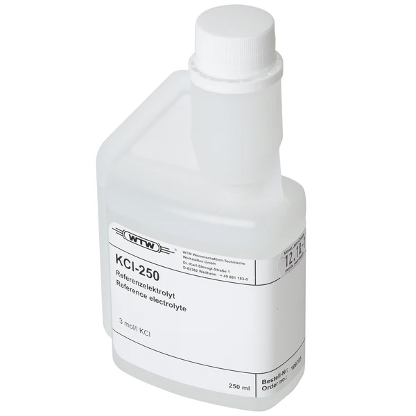 Electrolyte, WTW, KCl, 3M, 250 mL