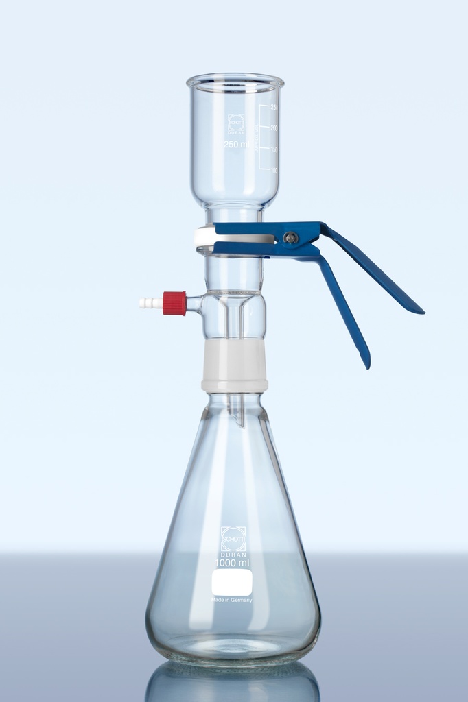 [7023754] Hose connection in plastic w. silicone rubber seal, DURAN, GL14, for filtration apparatus