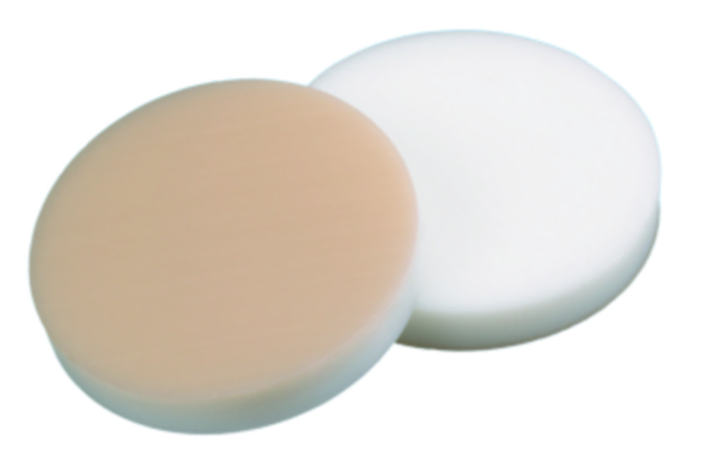 [7050202] Septa, LLG, for N 20 crimp seals, silicone(white)/PTFE(beige) 45 A