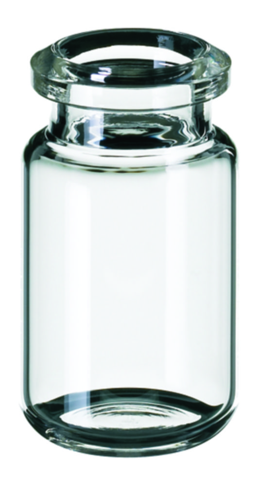 [7052186] Headspace vials w. crimp neck, LLG, N 20 HS crimp, rounded bottom, 6 mL, clear
