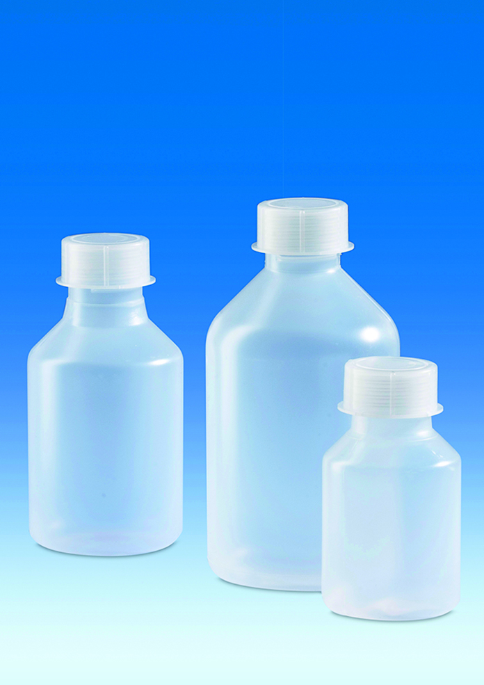 [7072173] Conical-shouldered bottles PP, 500ml w/screw cap