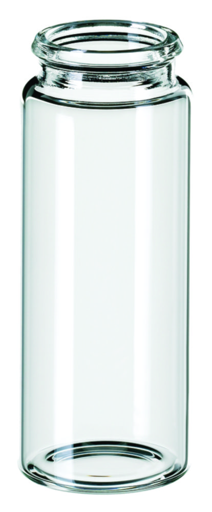 [7090616] Vials w. snap neck, LLG, N 22 snap cap, flat bottom, 25 mL, clear