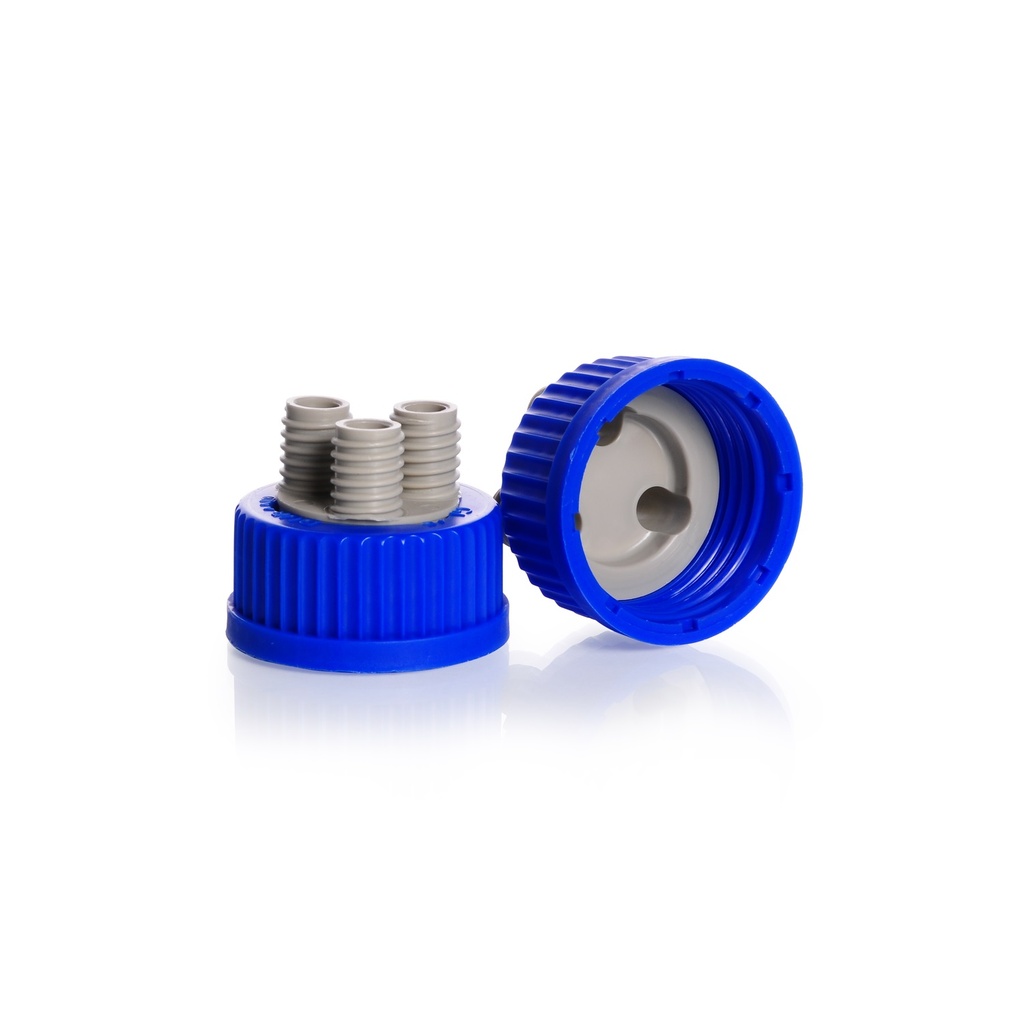 Bottle distributor, DURAN, PP, GL 45, 3 x GL 14