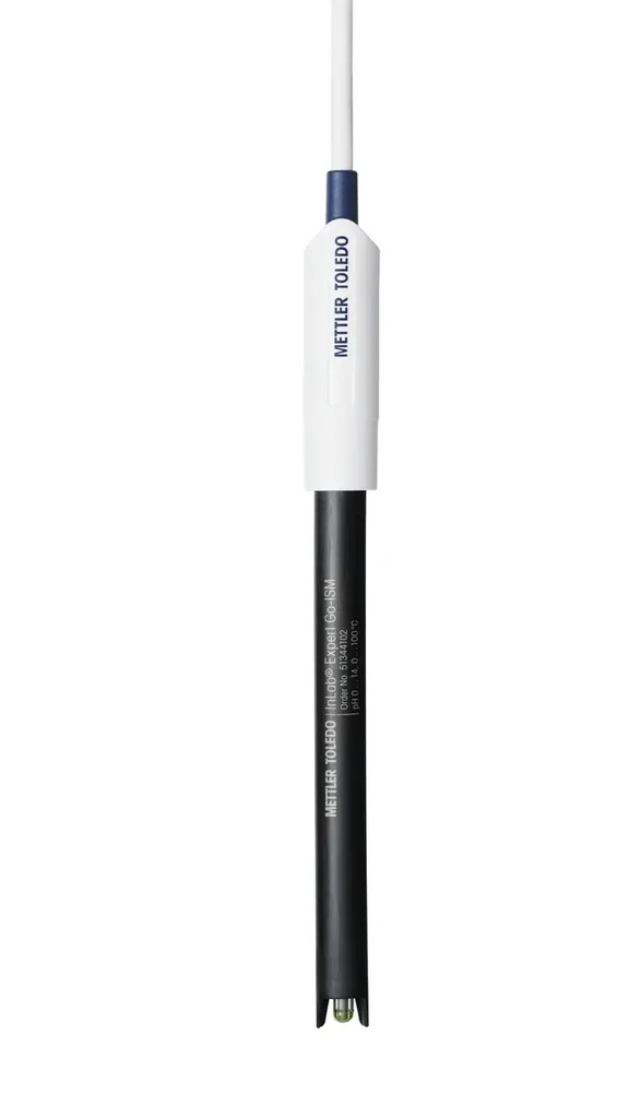 [7626196] pH electrode, Mettler-Toledo InLab Expert Go-ISM, plastic, gel, NTC, BNC/RCA 1,8 m