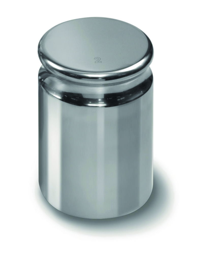 [7671083] Weight E2, 5kg, stainless steel compact form