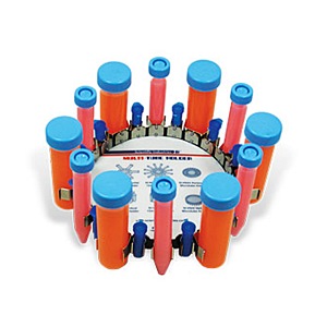 Vert. tube holder, 6x50, 6x15ml and 12 micro tubes