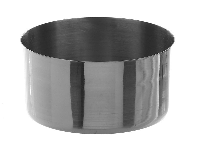 [9000462] Evaporating dish high shape, 18/8 steel diam 110mm