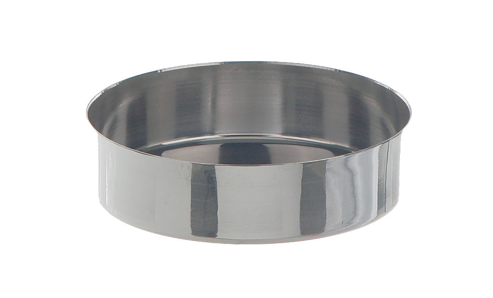 [9000470] Evaporating dish, low form, 18/8 steel diam. 60 mm