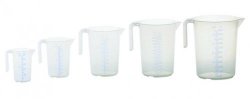 Measuring jug 2000ml, PP, 2 scales transparent, op