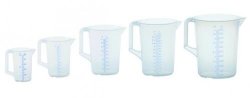 Measuring jug 5000ml, PP, 2 scales transparent, cl
