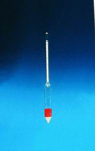 [9004110] Density hydrometer, GECO Gering, wo. thermometer, 1.000 - 1.100 g/cm³