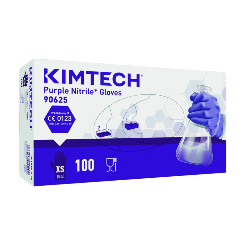 [9005423] Nitrile gloves, Kimberly-Clark KIMTECH Purple, size L