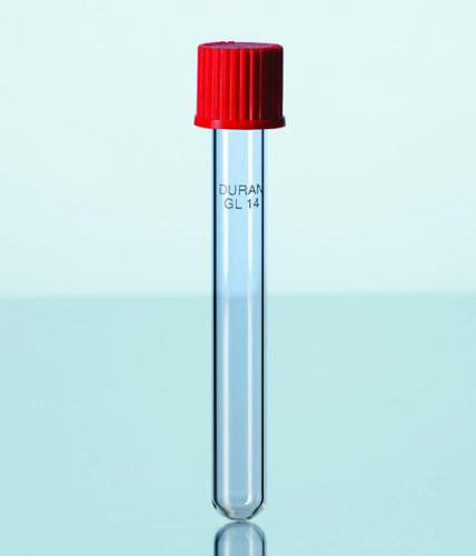 Culture tubes, Duran, with scr ew cap, Dia. 18 mm,