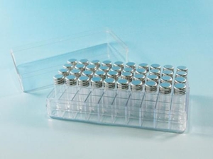 Storage box, PP for 49 culture tubes 50x14 mm