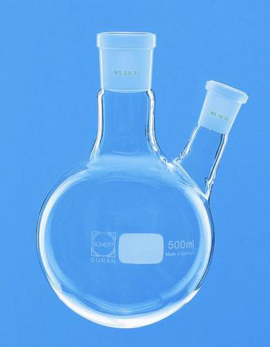 [9011906] Round bottom flasks with two g round glass joint n