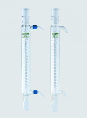 Condenser coiled 160 mm, NS 14/23, glass side arm