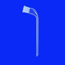 Delivery adapter, bent, socket NS 14/23, 190 mm