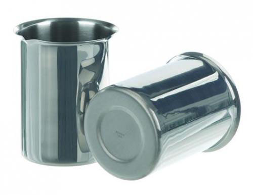 Beakers, stainless steel, Capa city 250 ml, Dia. 6