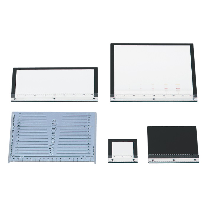 Spotting and evaluation guide, application template for TLC, Biostep, 200x200 mm
